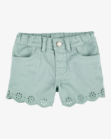  Product image 1 of Baby Iconic Eyelet Short - Green