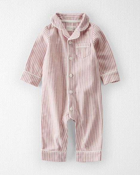 Baby 1-Piece Organic Cotton Coat Style Pajamas - Carter