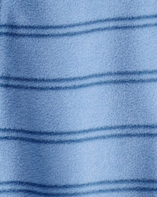 Product image 2 of Baby 1-Piece Striped Fleece Footie Pajamas - Blue