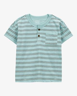 Product image 1 of Toddler Striped Slub Jersey Henley