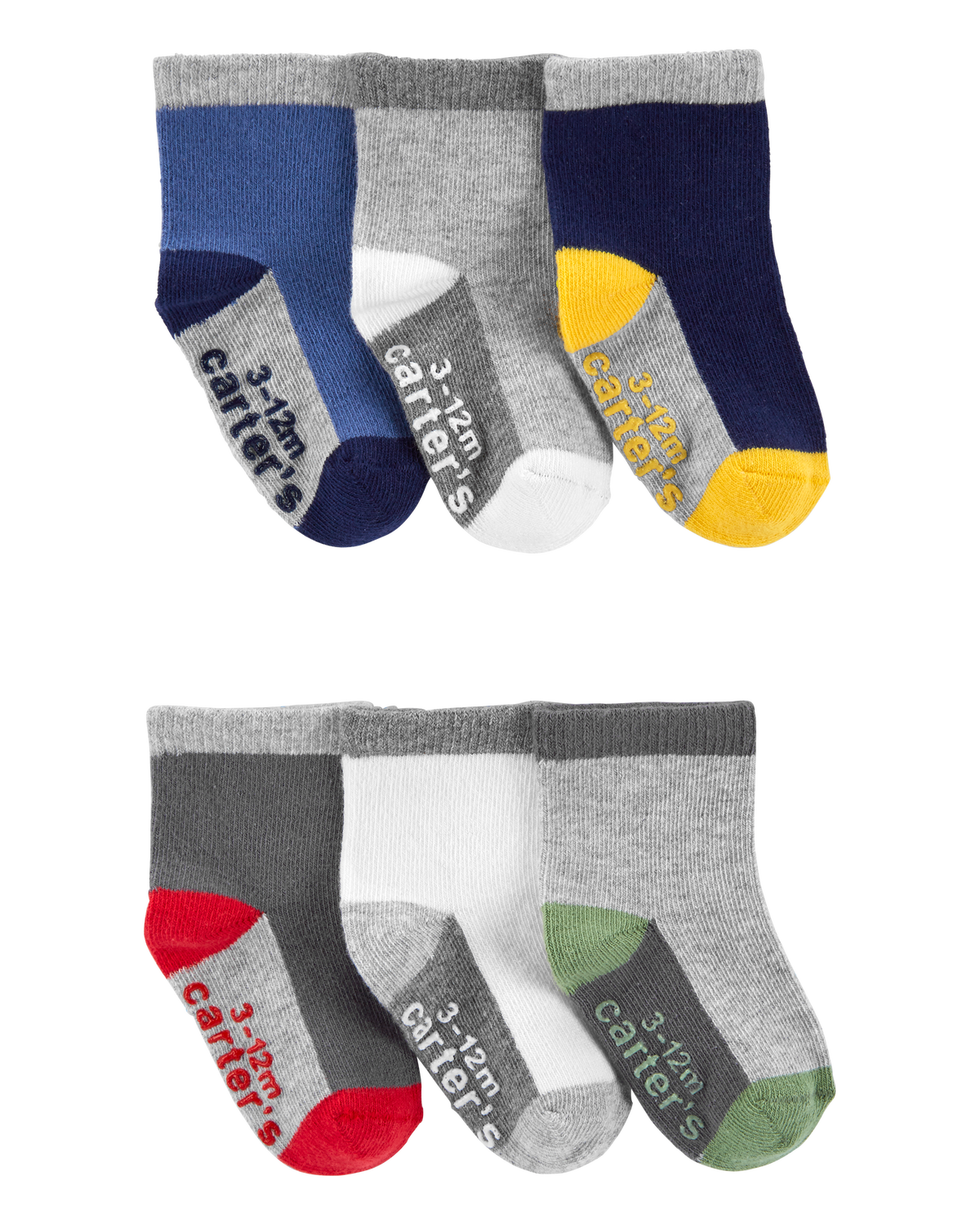 Baby 6Pack Booties Carter's Carter's