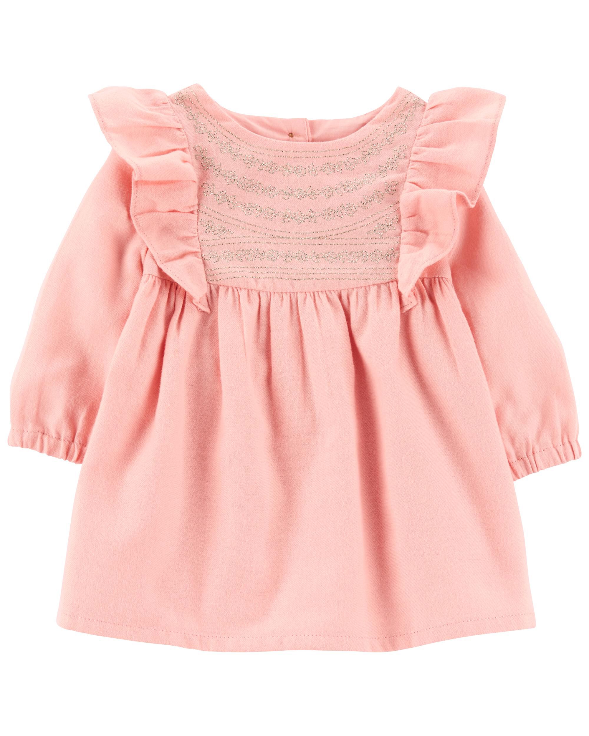 carter's star holiday skirt dress