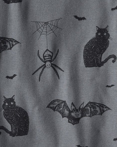 Product image 3 of Kid Organic Cotton Pajamas Set in Spooky Creatures