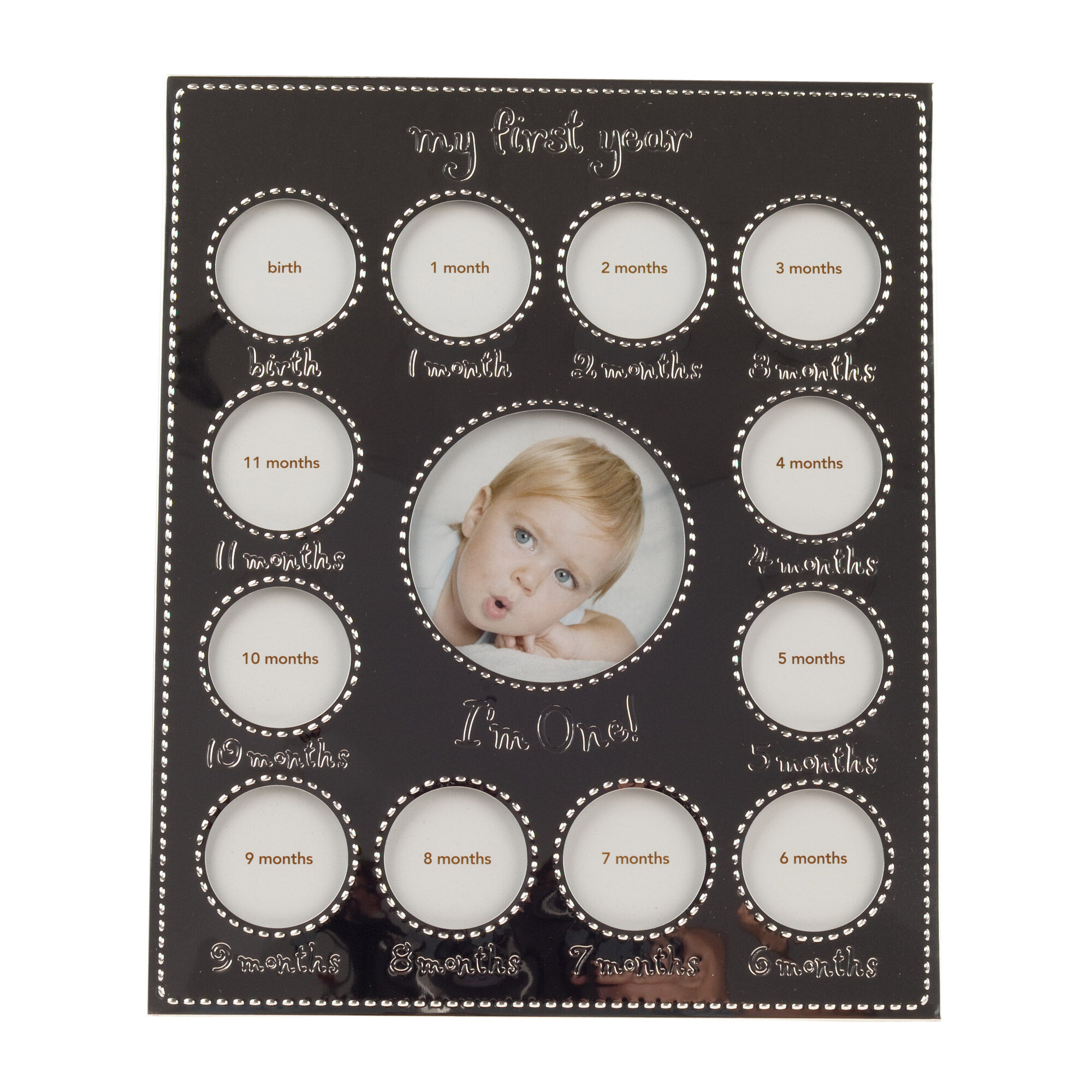 Baby S First Year Silver Frame Carters Com Baby S First Year Silver Frame Loading Zoom