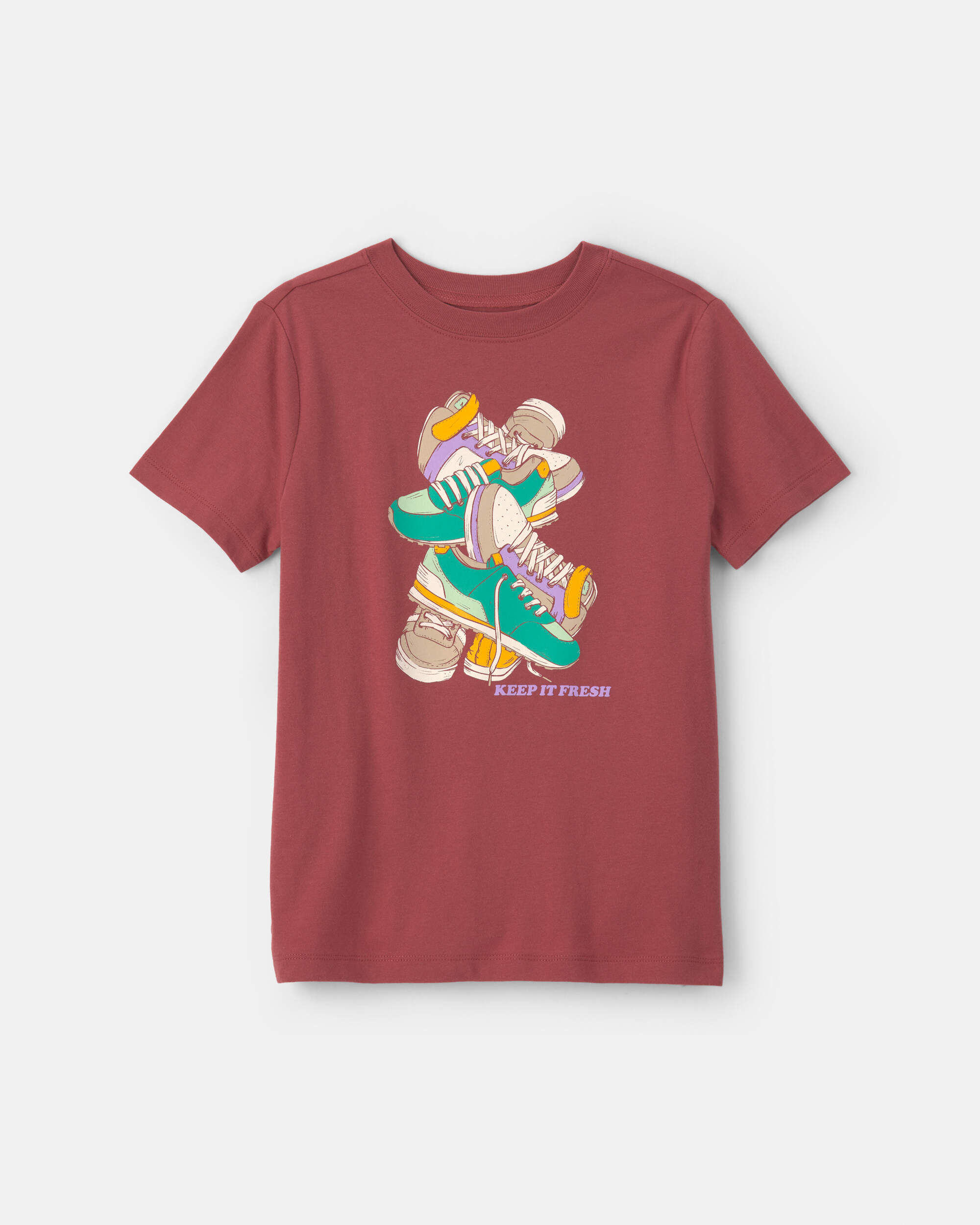 Carters boys sneaker graphic tee L Red 6$