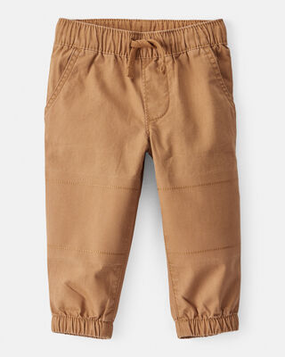Product image 1 of Baby Boy Cotton Pull-On Fashion Pants - Brown