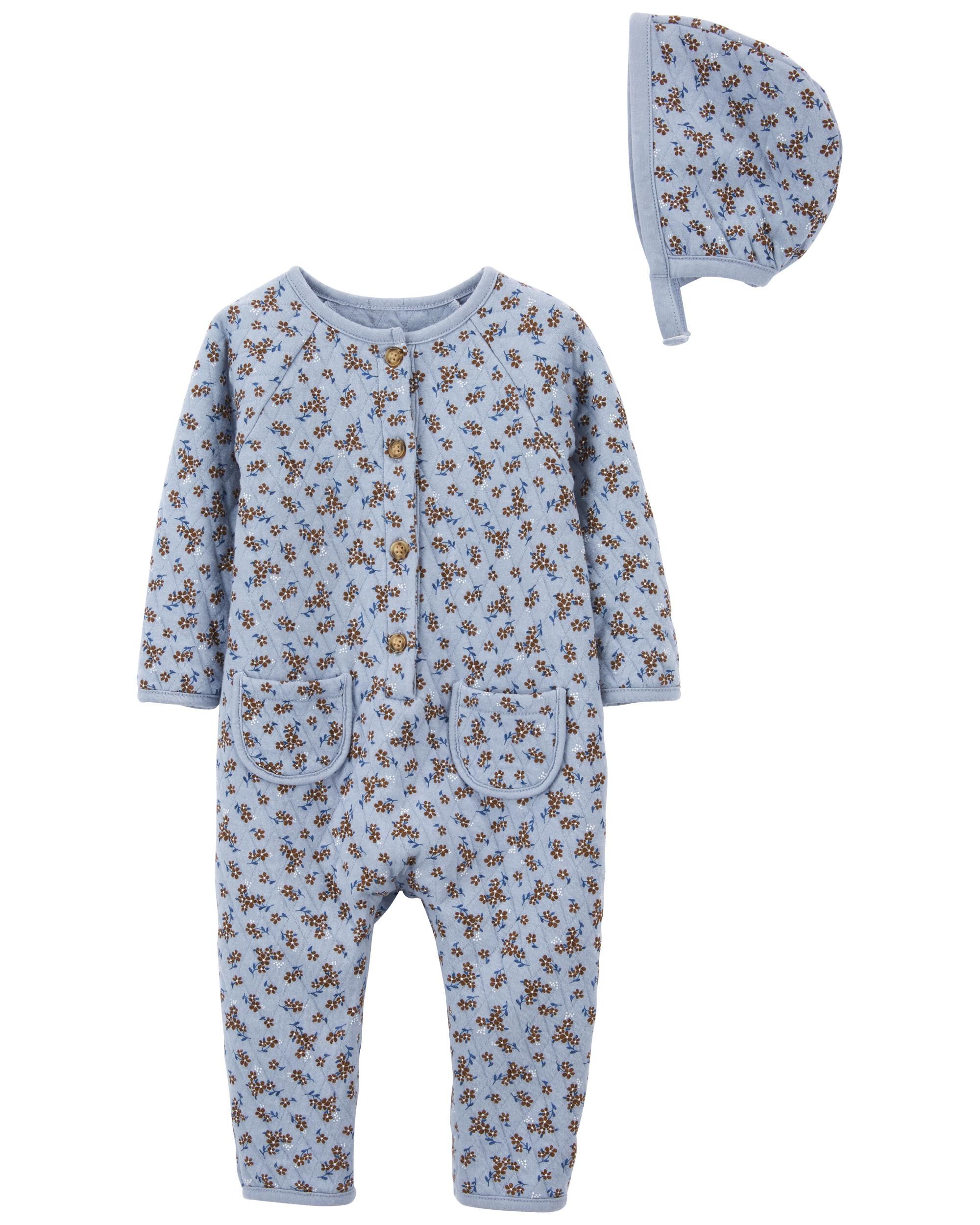 Baby blue floral jumpsuit online