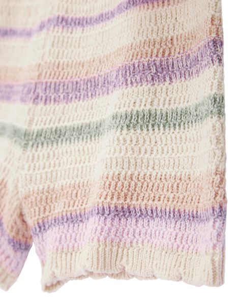  Product image 3 of Kid Striped Sweater Knit Shorts
