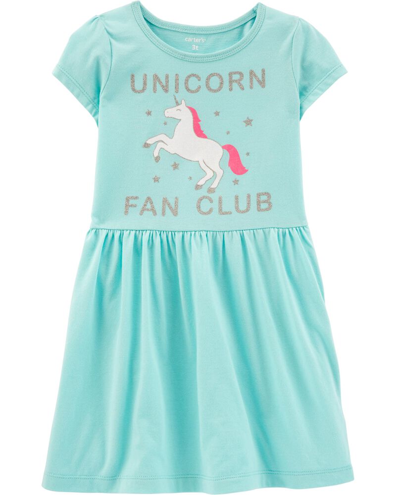 Unicorn Fan Club Jersey Dress Carters Com
