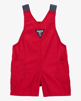 Product image 2 of Baby Woven Shortalls - Red