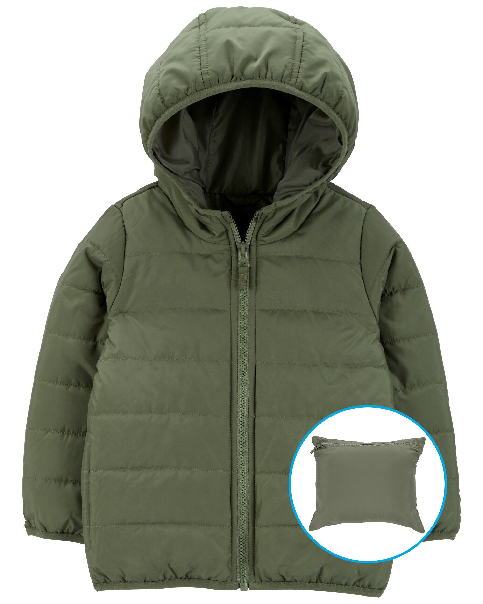 Packable down toddler jacket online