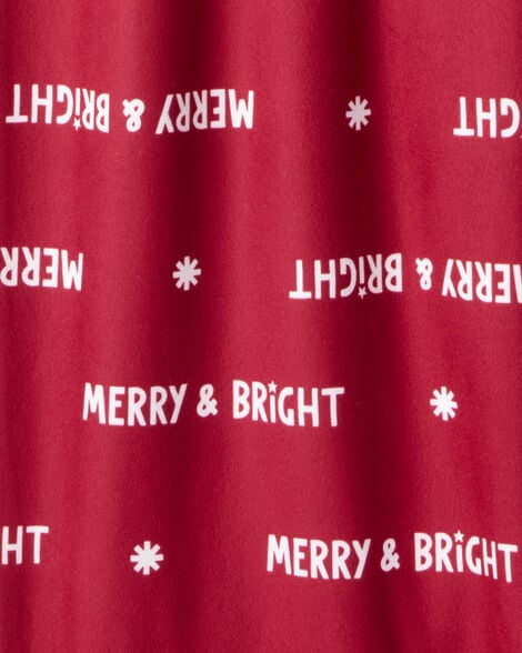 Product image 3 of Adult Merry & Bright Holiday Print Pajama Pants - Red