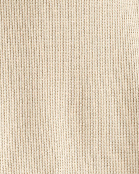 Toddler Boy Long-Sleeve Henley Shirt - Tan