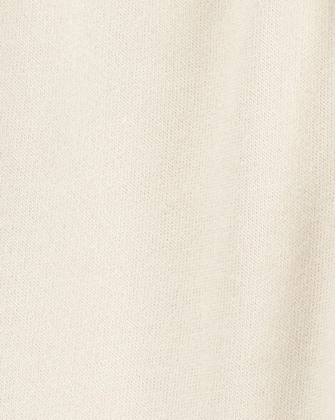  Product image 3 of Baby Pull-On French Terry Joggers - Cream