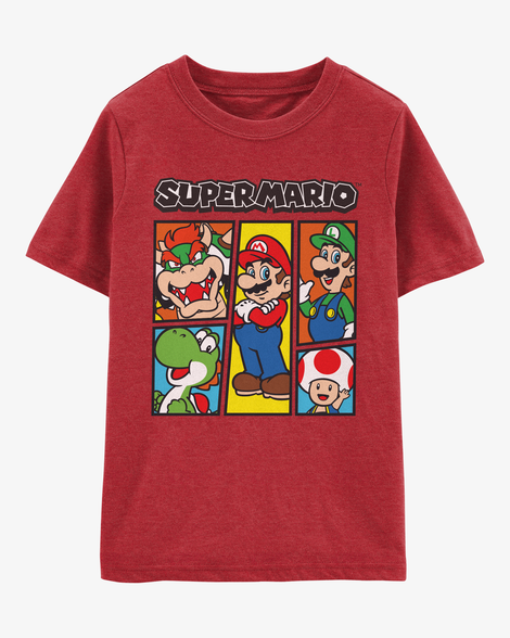 kid super mario bros tee