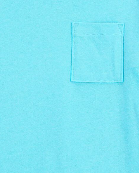  Product image 2 of Kid Solid Short-Sleeve Tee - Blue