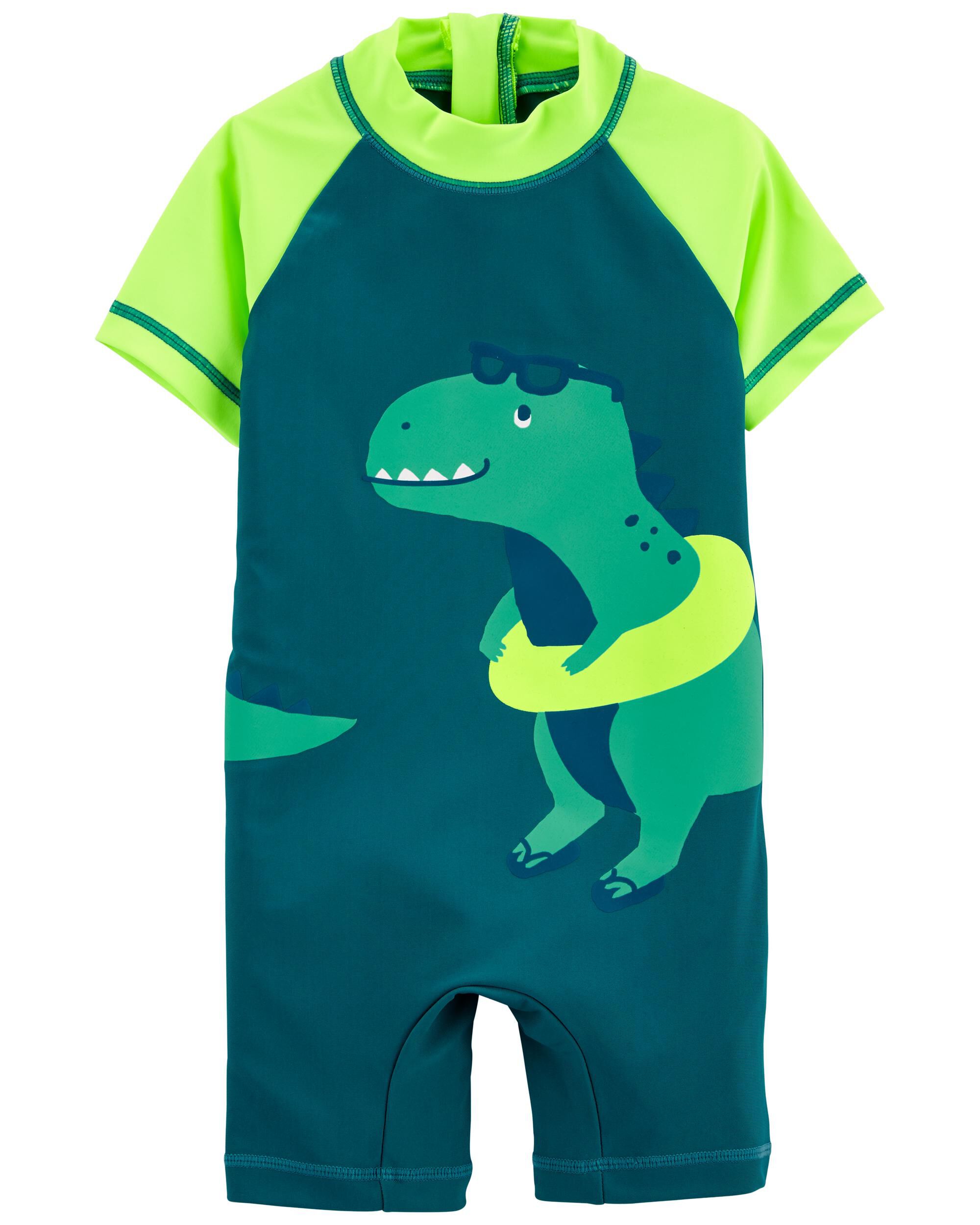 Dinosaur rash guard