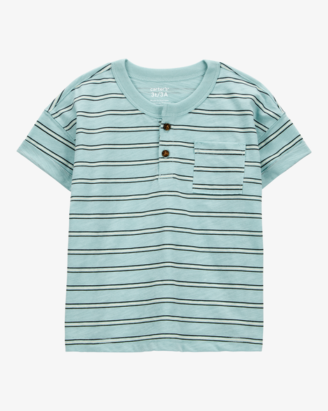 toddler striped slub jersey henley