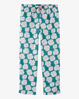 Product image 1 of Kid Floral Pull-On Fleece Pajama Pants