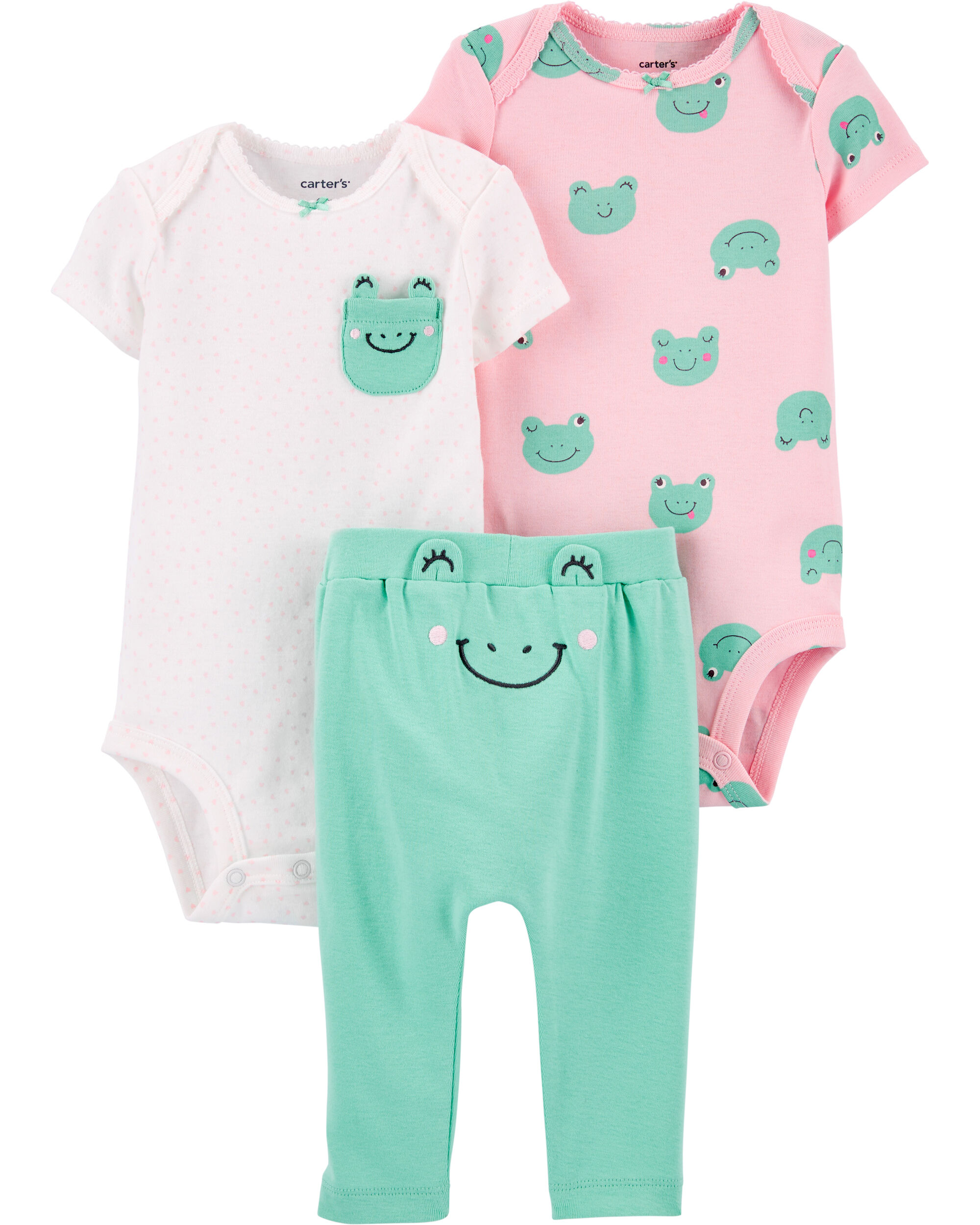 Carters frog pajamas clearance