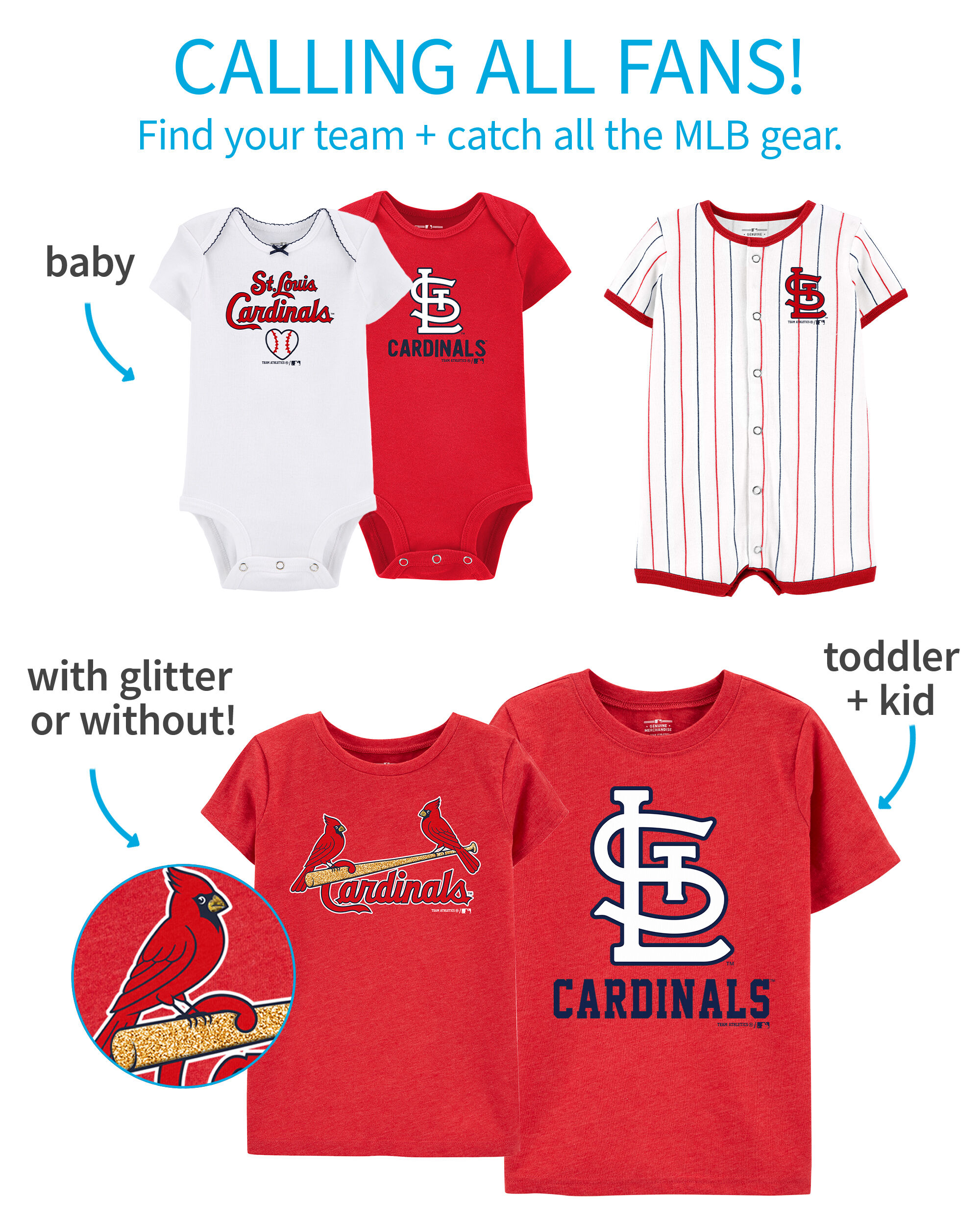 Toddler cardinals shirt clearance