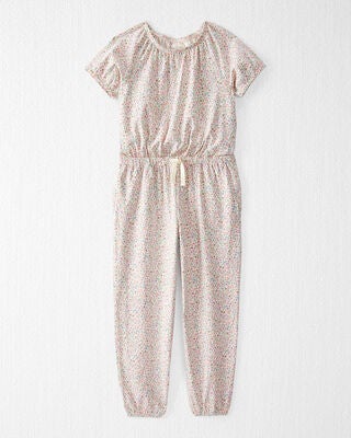 Product image 1 of Kid Organic Cotton Floral-Print Jumpsuit