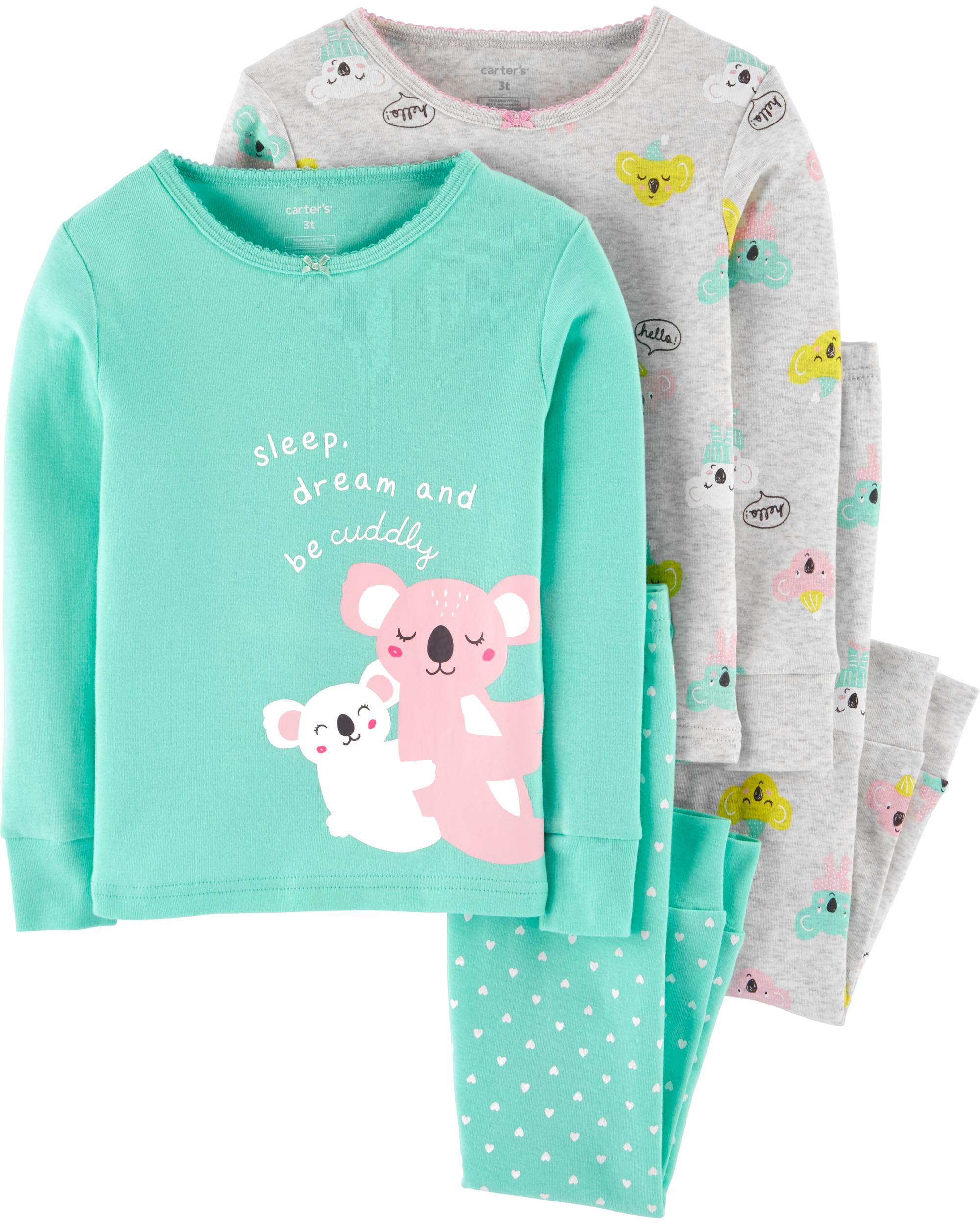 Carter's 4 piece pajama set clearance