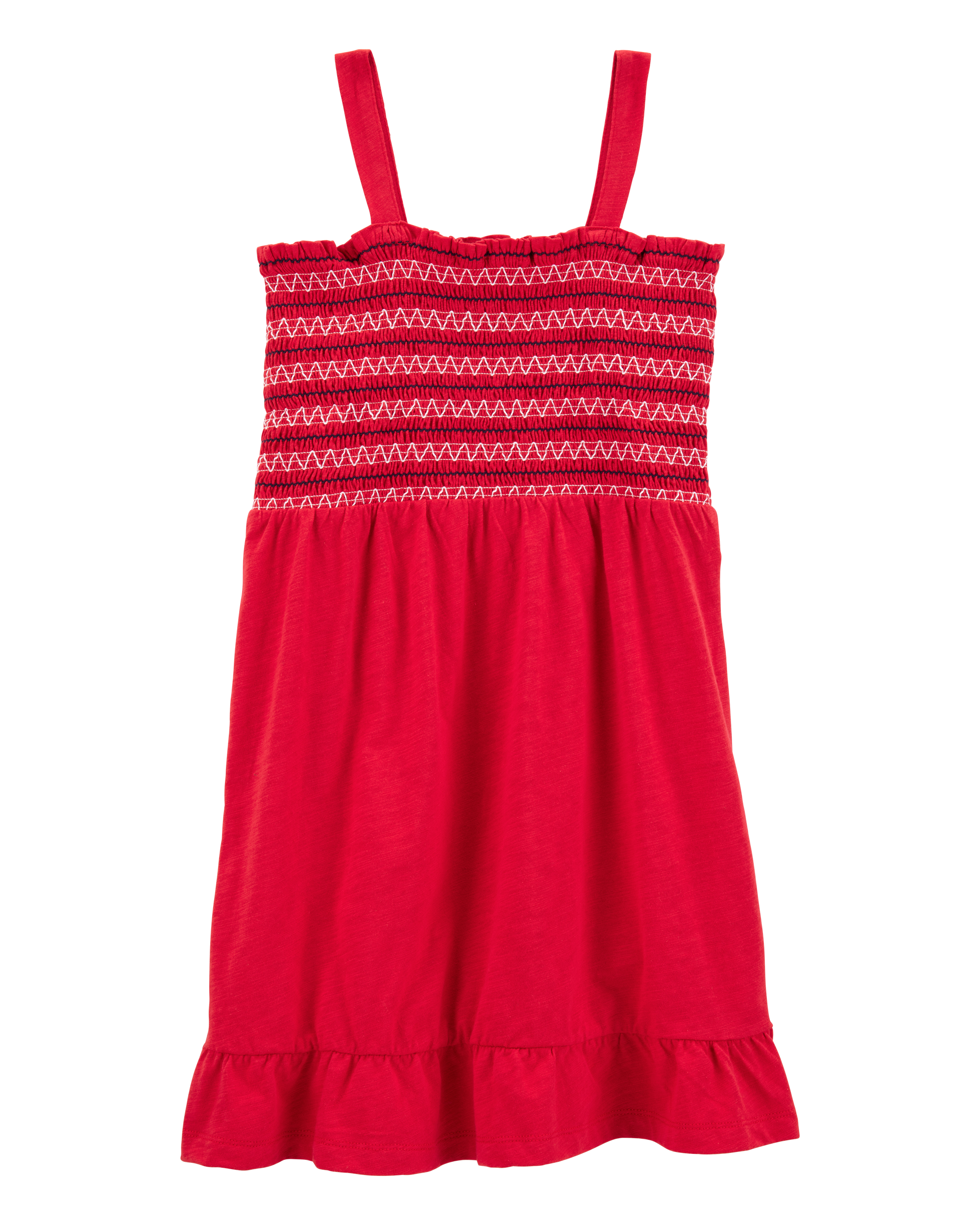 Kid Smocked Cotton Dress