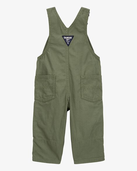  Product image 2 of Baby Solid Canvas Overalls - Green