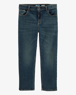 Product image 1 of Kid Husky Fit Straight Jeans in Dark Rinse