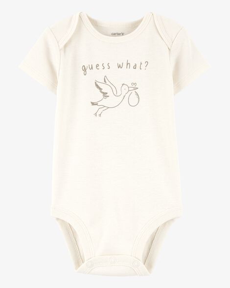  Product image 1 of Baby Stork Announcement Bodysuit