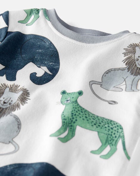  Product image 3 of Baby Organic Cotton Pajamas Set in Wildlife Print