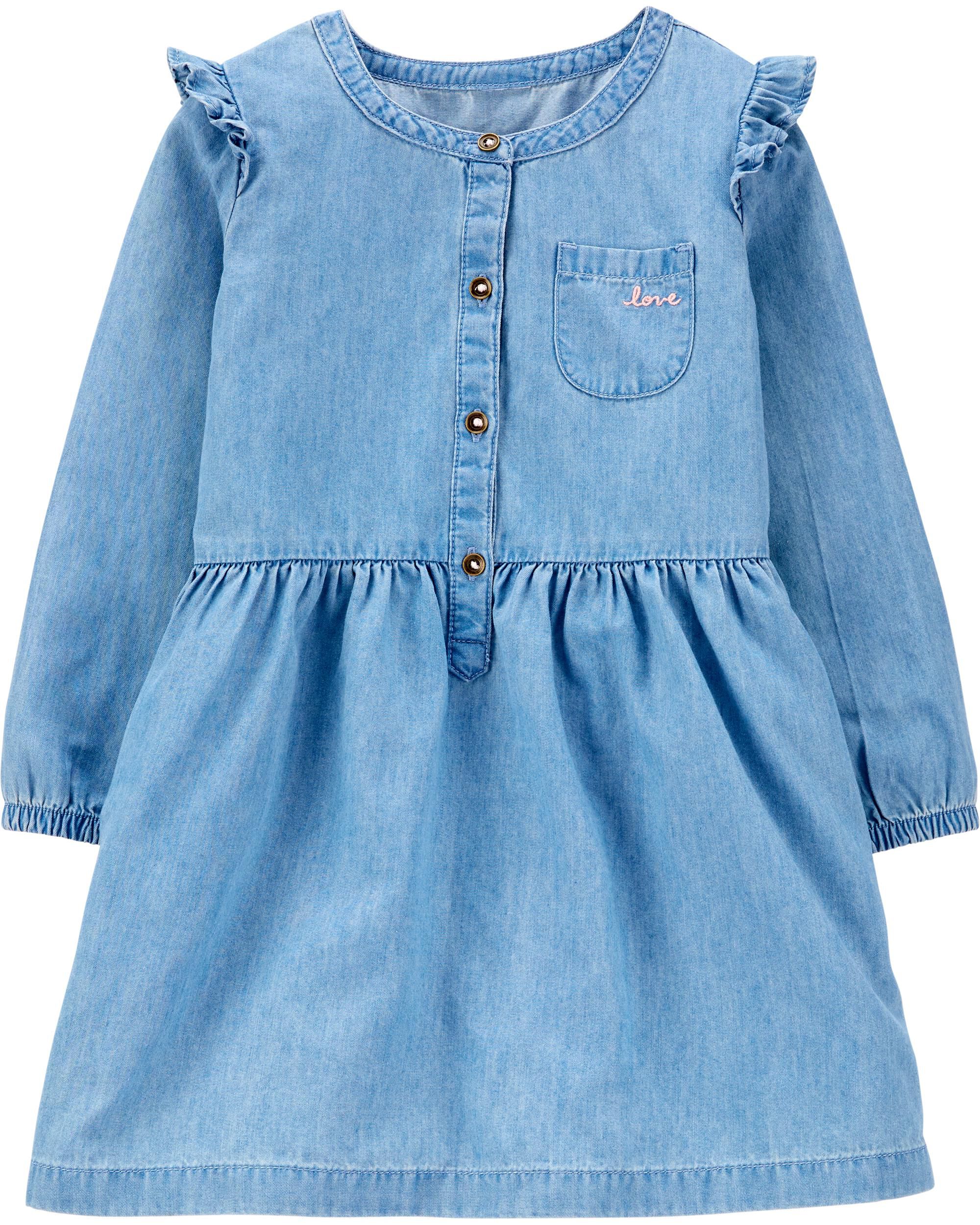 carters denim dress