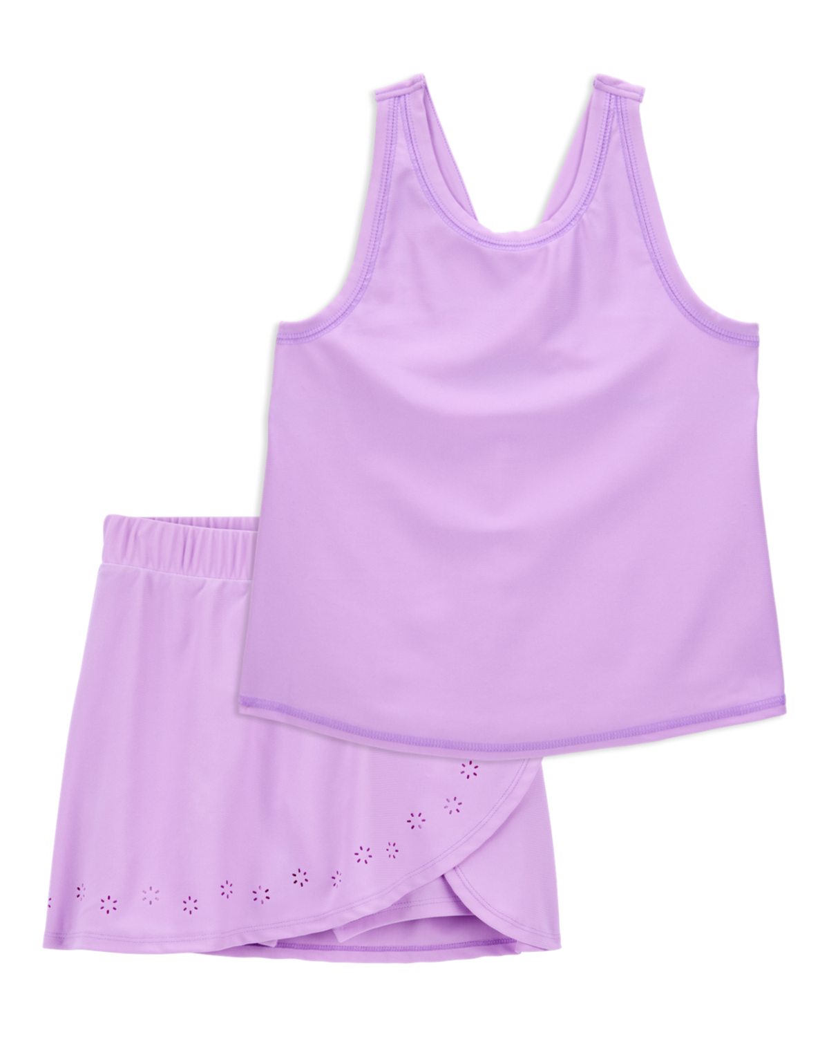 Kid Active Twist Tank & Wrap Skort Set - Purple | Carter's