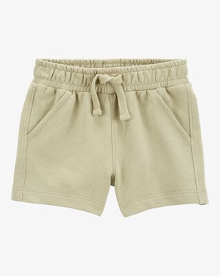 Product image 1 of Baby Pull-On French Terry Shorts - Olive
