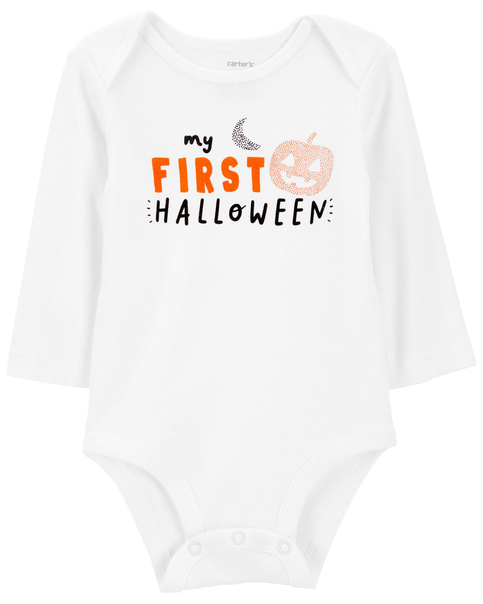 Baby My First Halloween Long Sleeve Bodysuit Carter s Carter s