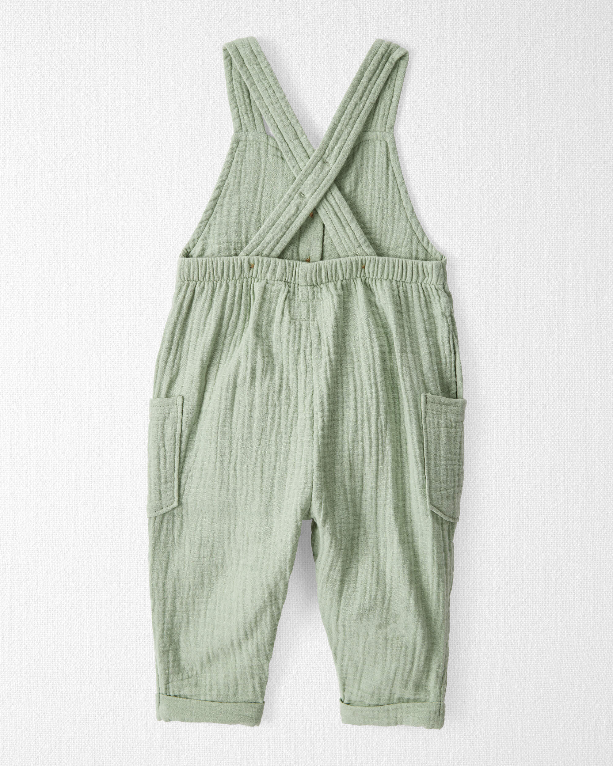 Baby Organic Cotton Gauze Overalls - Little Planet | Carter's