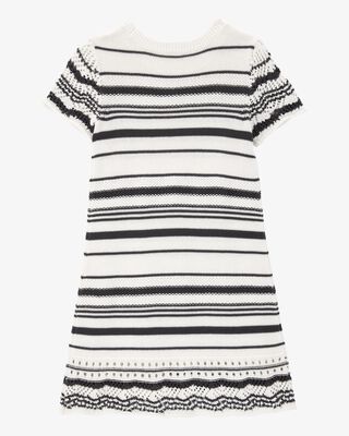 Product image 2 of Kid Striped Sweater Dress- White