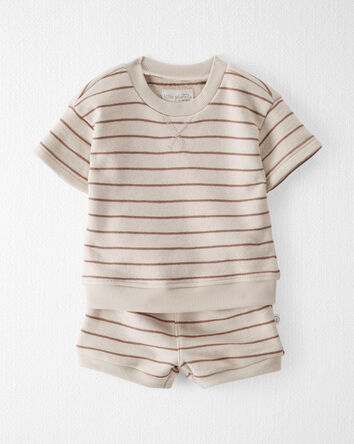 Baby Striped Organic Cotton 2-Piece Set