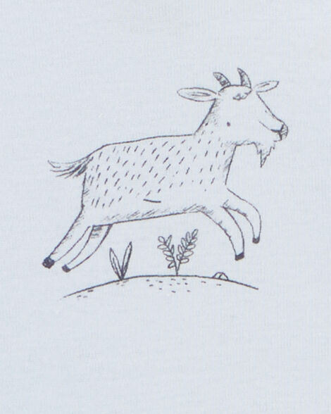 Product image 5 of Baby 5-Pack Farm Animal Short Sleeve Bodysuits