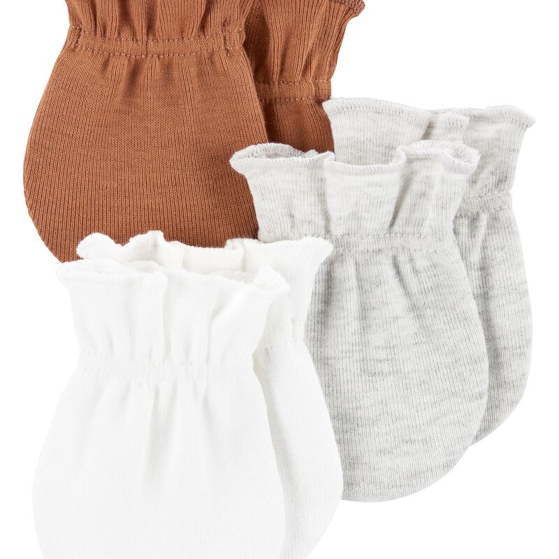 Multi Baby 3Pack Mittens