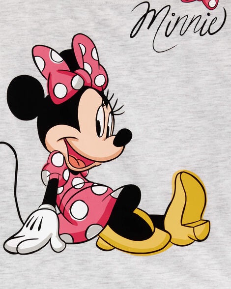  Product image 2 of Kid Minnie Mouse Loose Fit 2-Piece Pajamas - Grey