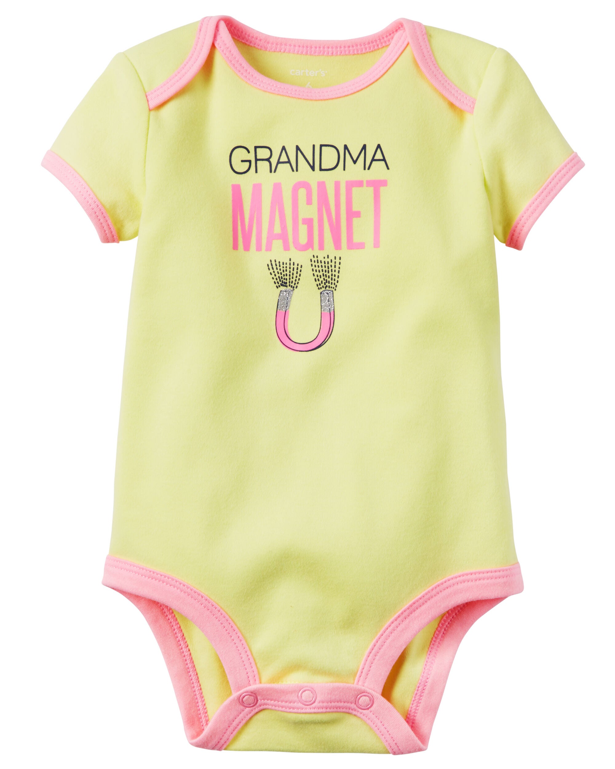 Granny Magnet Funny Girls Babygrow baby vest