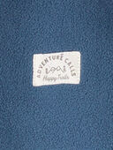 Dark Sea Blue - Kid Microfleece Set Made with Recycled Materials, Selected