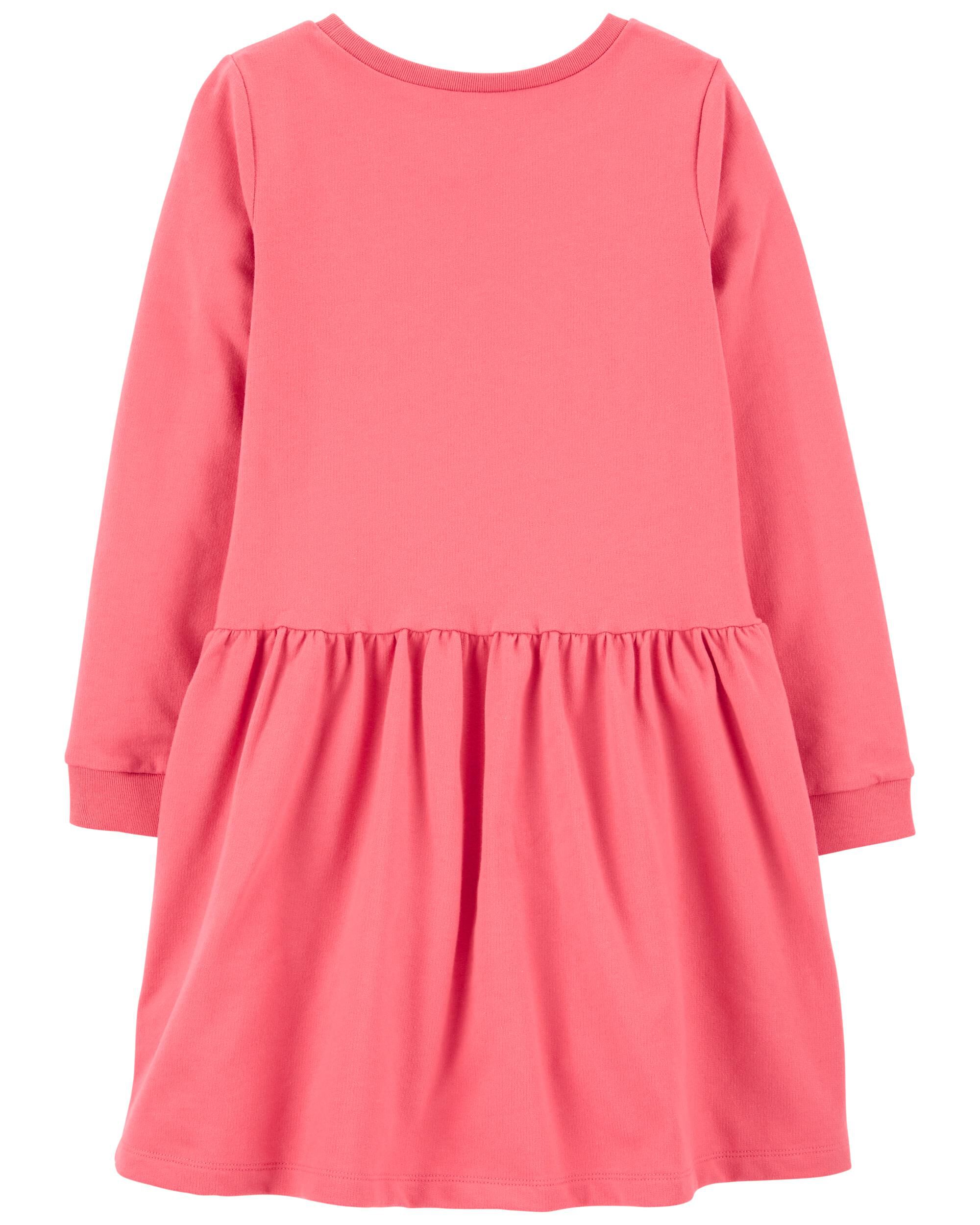 Kid Long Sleeve Cotton Dress Carter s Carter s