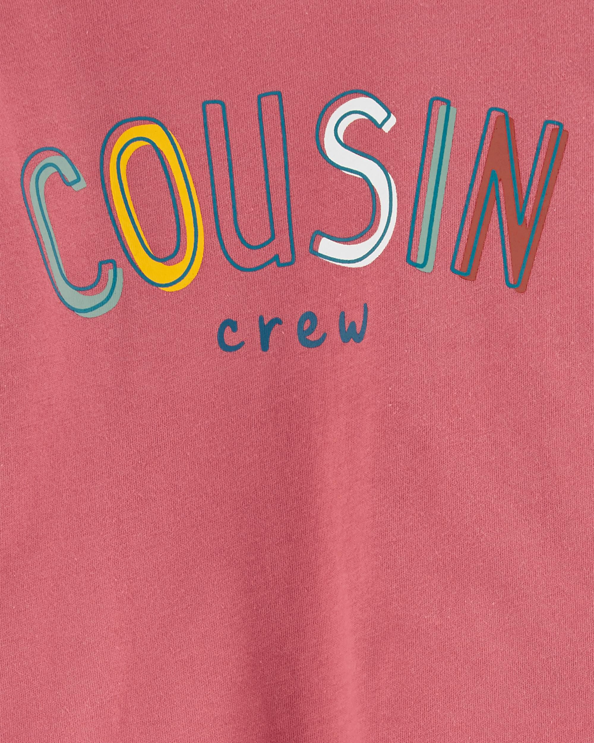 Toddler Pink Cousin Crew Jersey Tee 