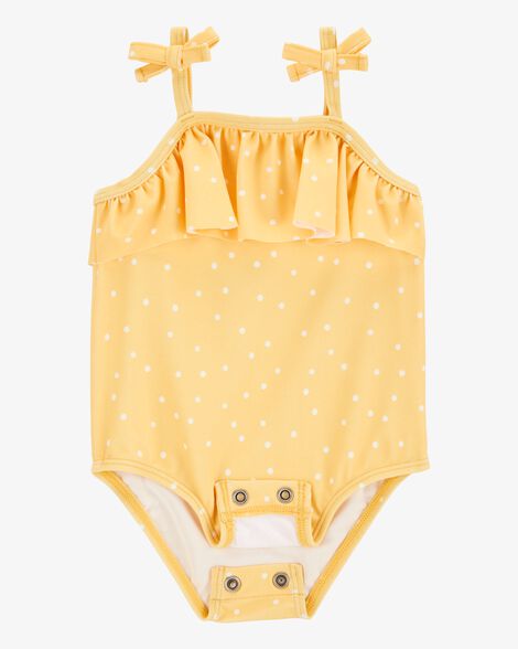  Product image 2 of Baby 1-Piece Polka Dot Swimsuit - Yellow
