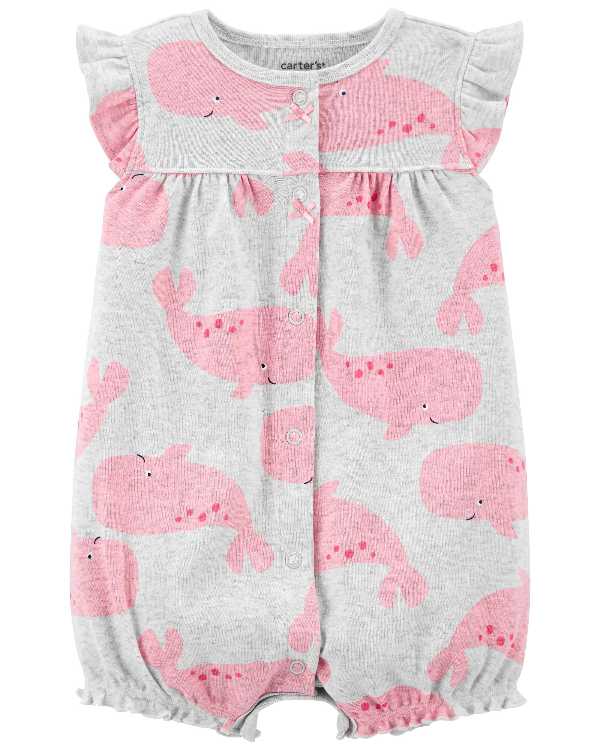 *DOORBUSTER* Whale Snap-Up Romper