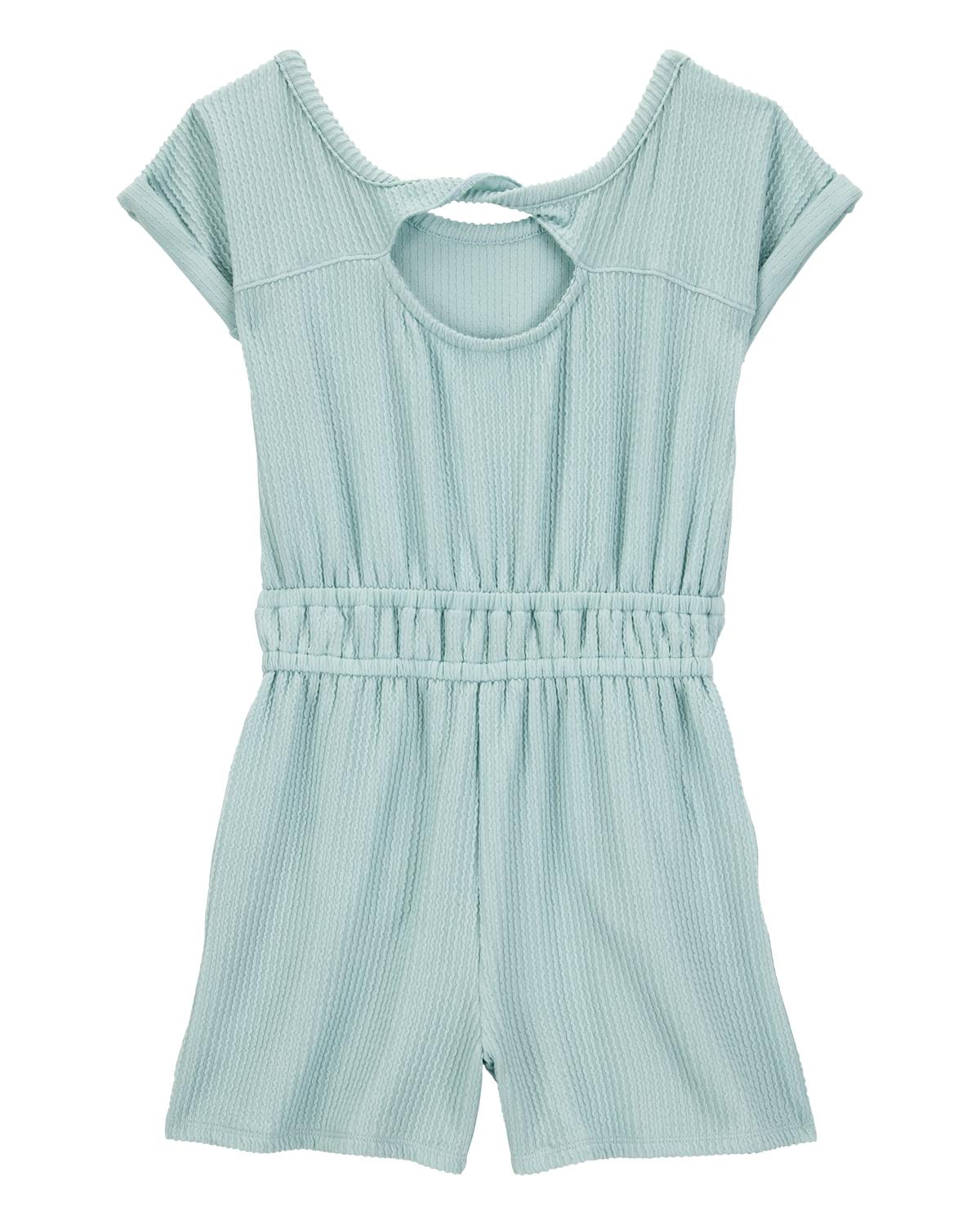 Kid Ribbed Textured Romper - Green - OshKosh | Carter's