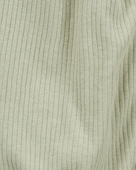  Product image 2 of Baby Cotton Rib Short-Sleeve Romper - Green